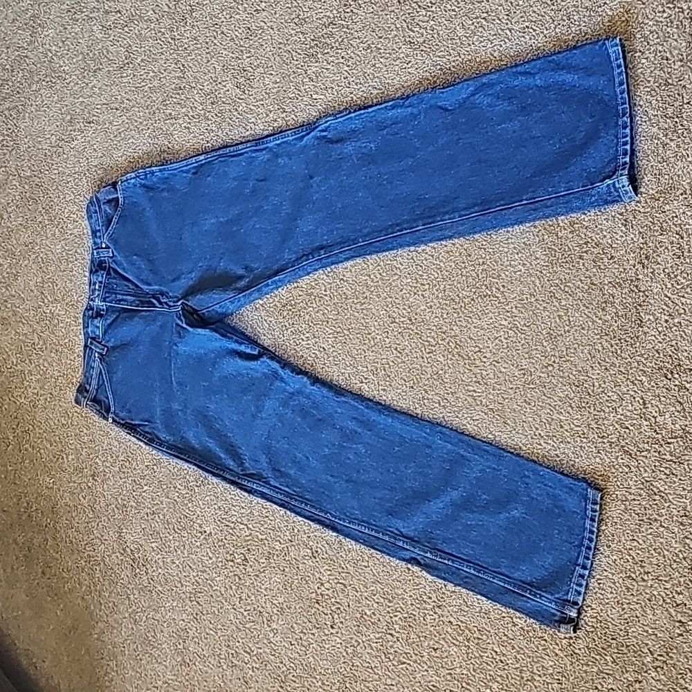 Wrangler 1013MWZ Cowboy Cut Jeans 36x36 TALL Blue Denim